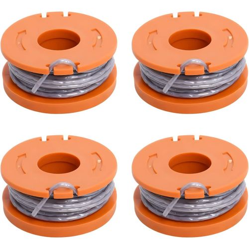 Bobines de Fil pour Mac Allister MGTP18Li Débroussailleuse - WG150, WG151 - (3 m, Lot de 4)