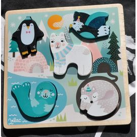Puzzle Bois Vilac Animaux Des Régions Polaires / Eaux Et Ciel