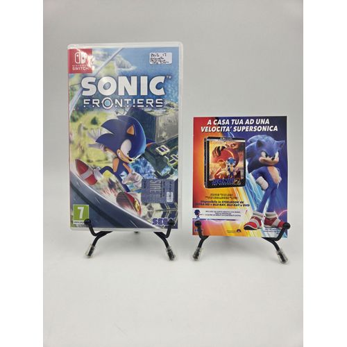 Jeu Nintendo Switch Sonic Frontiers En Boite, Complet (Boite It) (Jaquette Plastique Légèrement Abîmée)