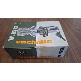 Serrure tubulaire Vachette v65.P doré