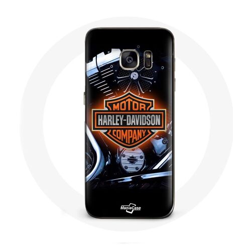 Coque Pour Samsung Galaxy S7 Edge Harley Davidson Compagnie Automobile Logo