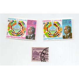 Pakistan- Lot De 2 Timbres Neufs Et 1 Timbre Oblitéré