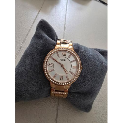 Montre Or Rose Femme Fossil.