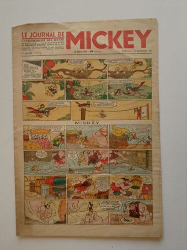 Le Journal De Mickey Avant Guerre N° 6 - 25 Novembre 1934