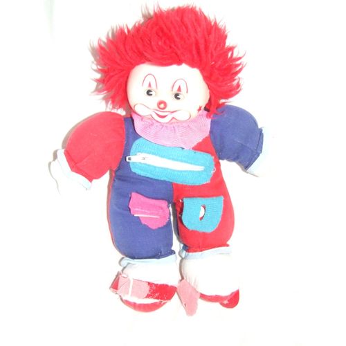 Clown D Activite Bleu Rouge