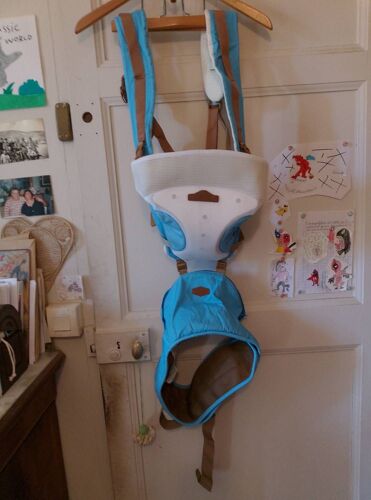 Porte Bébé 3/36 Mois Bleu/ Blanc Bethbear.