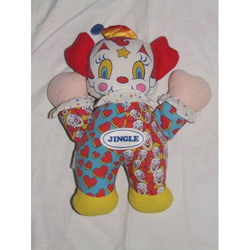Clown Ancien Vintage Grelot Squeak Jingle 24 Cm