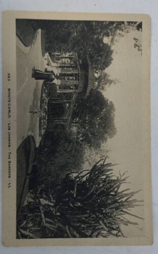 Monte Carlo - Les Jardins - Une Carte Postale Ancienne Non Écrite Non Affranchie