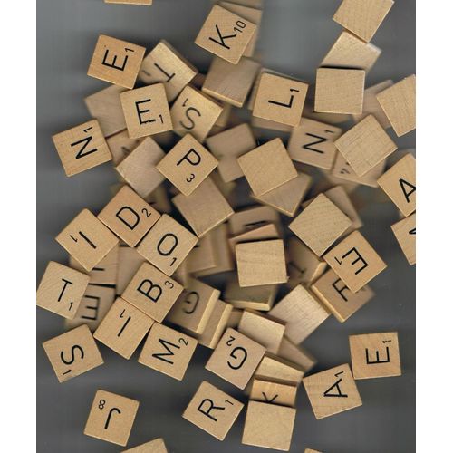 Lettres De Scrabble (Lot De 2 Lettres)