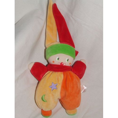 Lutin Clown Corolle Multicolore Grelot