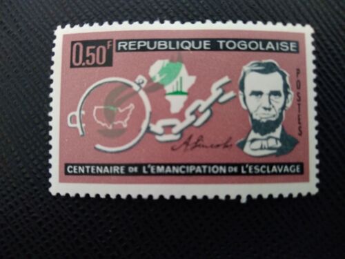 Timbre Togo Yt 387 100 Ans De L'abolition De L'esclavage 1963 (060309 )*
