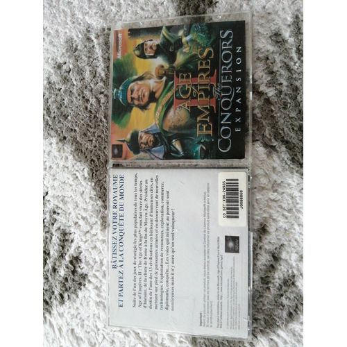 Jeu Pc Rare , En Format Boitier Cd Microsoft : Age Of Empires I I - The Conquerors Expansion