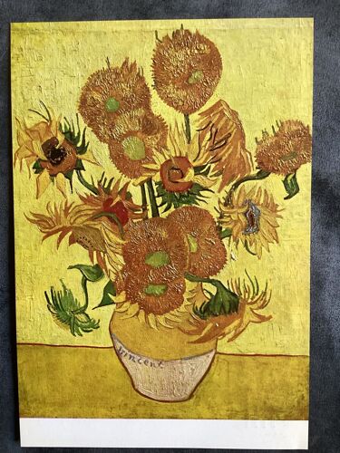Carte Postale Vincent Van Gogh / Tournesols