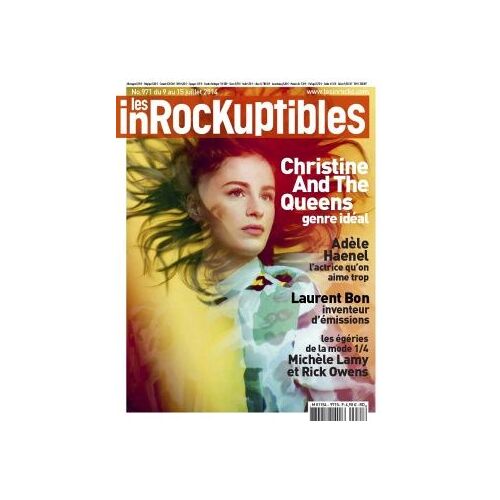 Les Inrockuptibles N° 971 _ Christine And The Queens / Adèle Haenel / Laurent Bon / Les Égéries De La Mode 1/4 : Michèle Lamy Et Rick Owens _ Du 9 Juillet Au 15 Juillet 2014