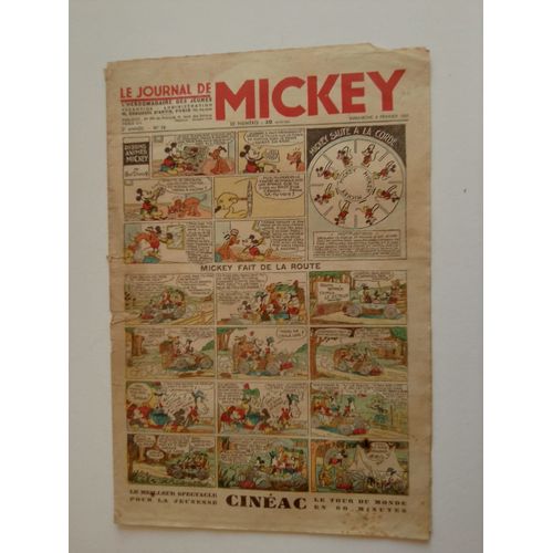 Le Journal De Mickey Avant Guerre N° 16 - 3 Février 1935