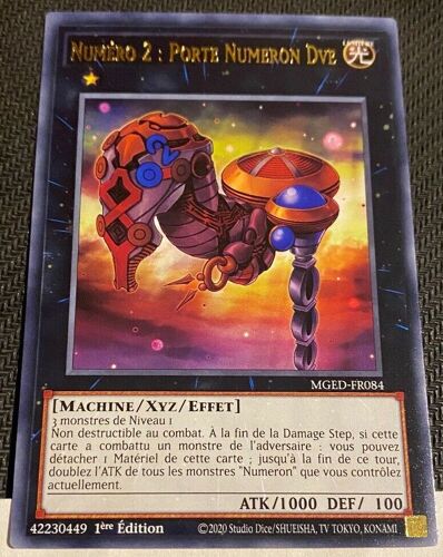 Yu Gi Oh Mged Fr084 Numéro 2 Porte Numeron Dve Rare