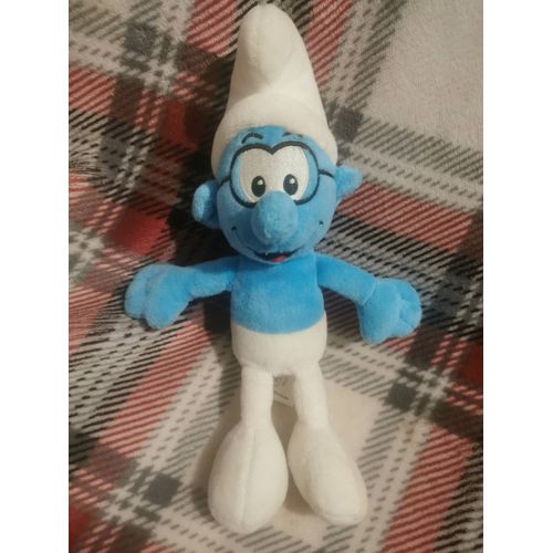 Doudou Peluche Schtroumpf À Lunettes Billes Gipsy 2016