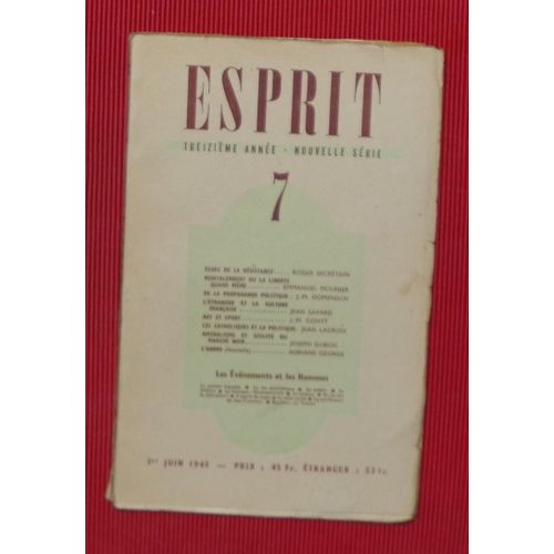 Esprit - N°7 - 1er Juin 1945
