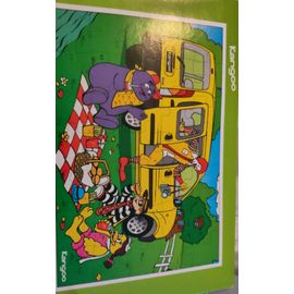 Puzzle Kangoo Jaune Pour Partir En Vacance Pic-Nic Déguisé 20x14cm Environ Collector Renault 20 X 14cm 35 Pièces Mcdonald's