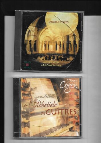 Ancient Voices De Michael Vetter Et Les Orgues De L'abbatiale De Guitres De Pierre Cogen. 2 Cd