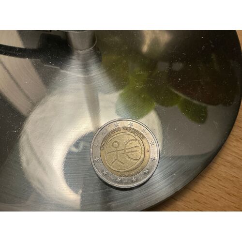 Pièce 2 Euros Année 2009 Allemagne 10ème Anniversaire De L'union Économique Monétaire