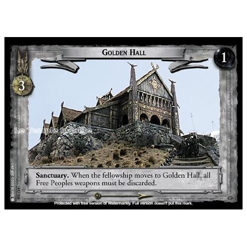 Carte Le Seigneur Des Anneaux - Golden Hall 4 U 338