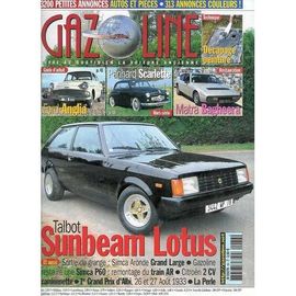 Gazoline 86 De 2003 Panhard Scarlette,Talbot Sunbeam Lotus,Simca P60,Matra Bagheera S,Ford Anglia,La Perle