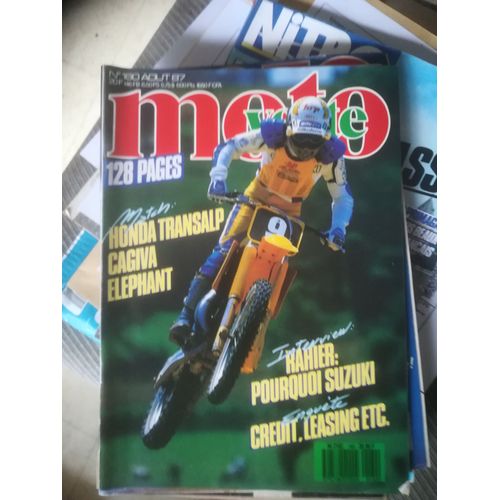 Moto Verte 160 De 1987 Cagiva 750 Elefant,Honda 600 Transalp,Trefle,Rahier,Ktm 500 Sm,Olivier
