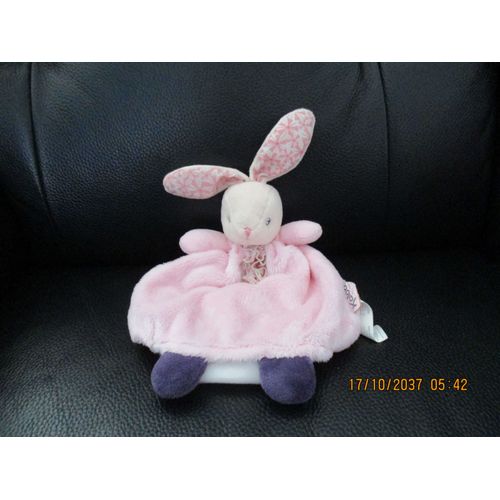 Doudou Marionnette Lapin Rose Kaloo