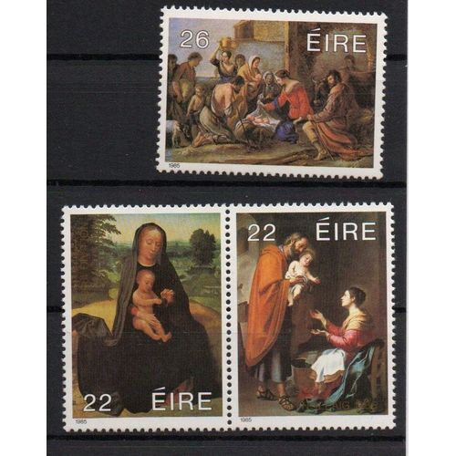 Irlande Timbres Noël 1985