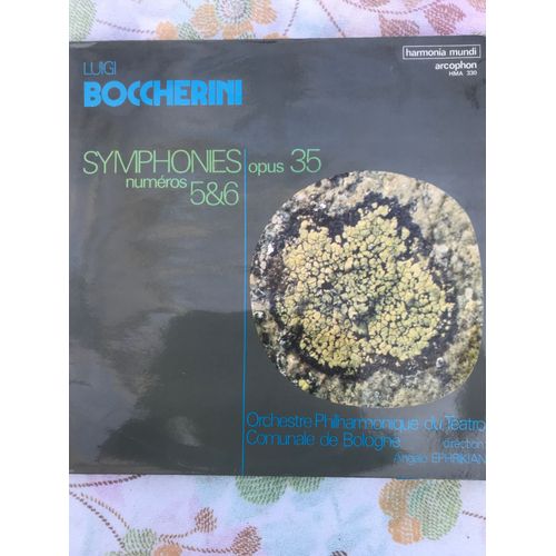 Disque 33 Tours : Luigi Boccherini, Symphonies Numéros 5 & 6 , Opus 35 - Orchestre Philharmonique Du Teatro Comunale De Bologne, Direction Angelo Ephrikian - Harmonia Mundi