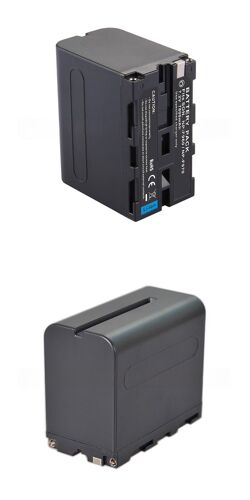 Lot de 2 Batteries Li-ION Rechargeables 7800 mAh pour Sony NP-F980 NP-F970 NP-F960 NP-F950 NP-F930 NP-F770 NP-F750 NP-F570 NP-F550