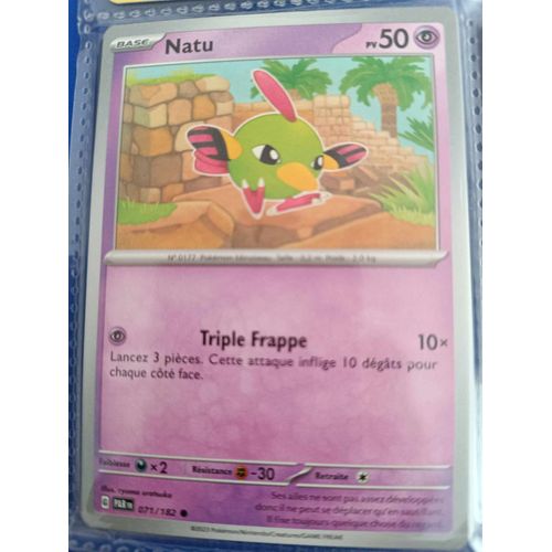 Commune - Pokemon - Faille Paradoxe - Natu 71/182