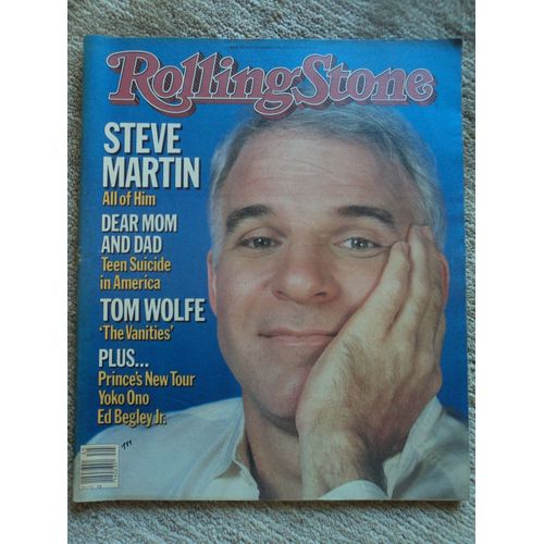 Magazine Rolling Stone Novembre 1984 Steve Martin Yoko Ono Etc.../ Numéro 434 -