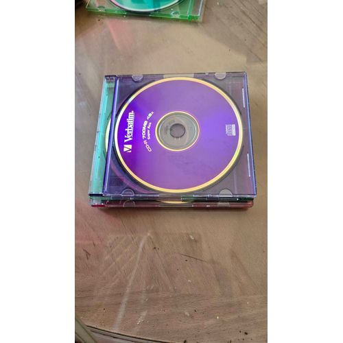 VERBATIM Lot de 4 CD-R 700MGB48× super Azo