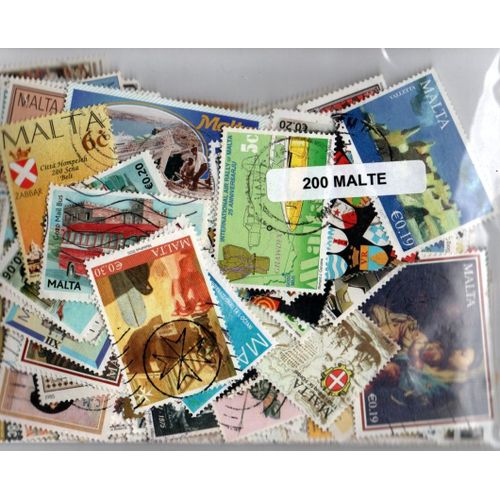 Lot 200 Timbres De Malte