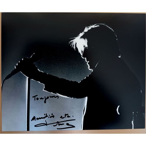 Autographe Original Sur Photo 25x20 Chanteur Jacques Dutronc + Coa