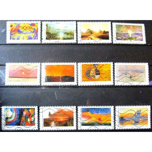 2025. Série Complète Autoadhésive "Grand Soleil".