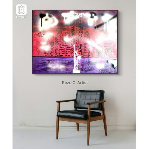 Toile acrylique artisanale 