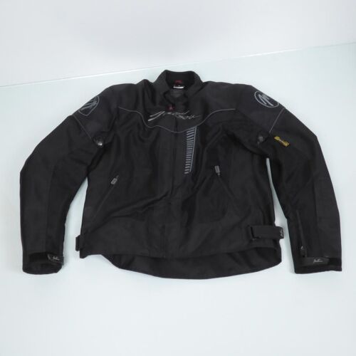 Blouson De Pour Moto Été Mitsou Modèle Vent Noir Homologué Ce Homme / Femme Taille L