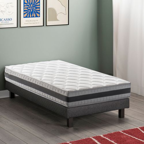 COZY RELAX Matelas Mémoire de forme Premium 90x190cm. Confort universel. Double face (1 Enveloppante Mi-Ferme et 1 : Ferme HD). Tissu Respirant et Silencieux, Fabriqué en Belgique. Garantie 7 ans