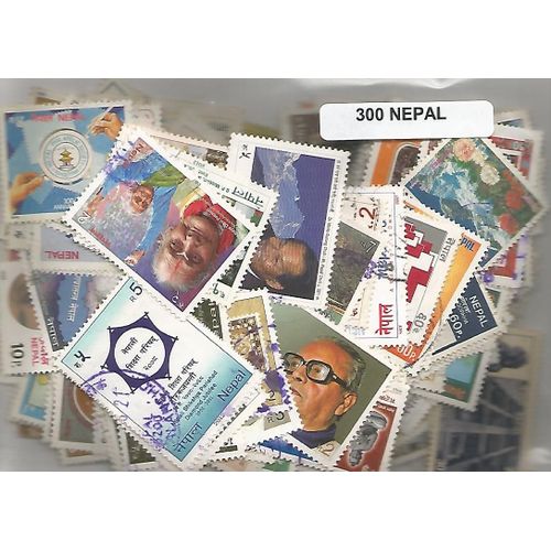Lot 300 Timbres Du Nepal
