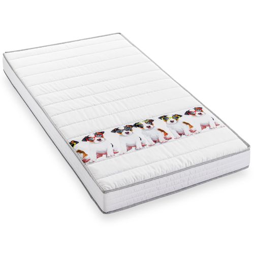 BLUE MOON Puppy Love Matelas Mousse 90x190. Soutien Mi-Ferme. Épaisseur 10cm. Fabriqué en Belgique