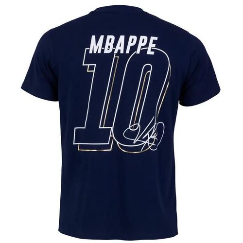 12 Ans - T-Shirt Fff - Kylian Mbappé - Collection Officielle Equipe De France De Football - Enfant - Marine
