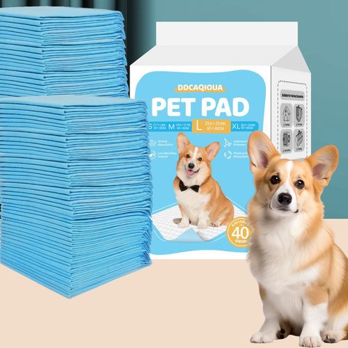 40 Pièces Tapis Absorbant Chien, 60× 60cm Alaise Jetable Alèse Pipi Propreté Educateur Chien Animaux, Aleze Impermeable, Pee Pad App