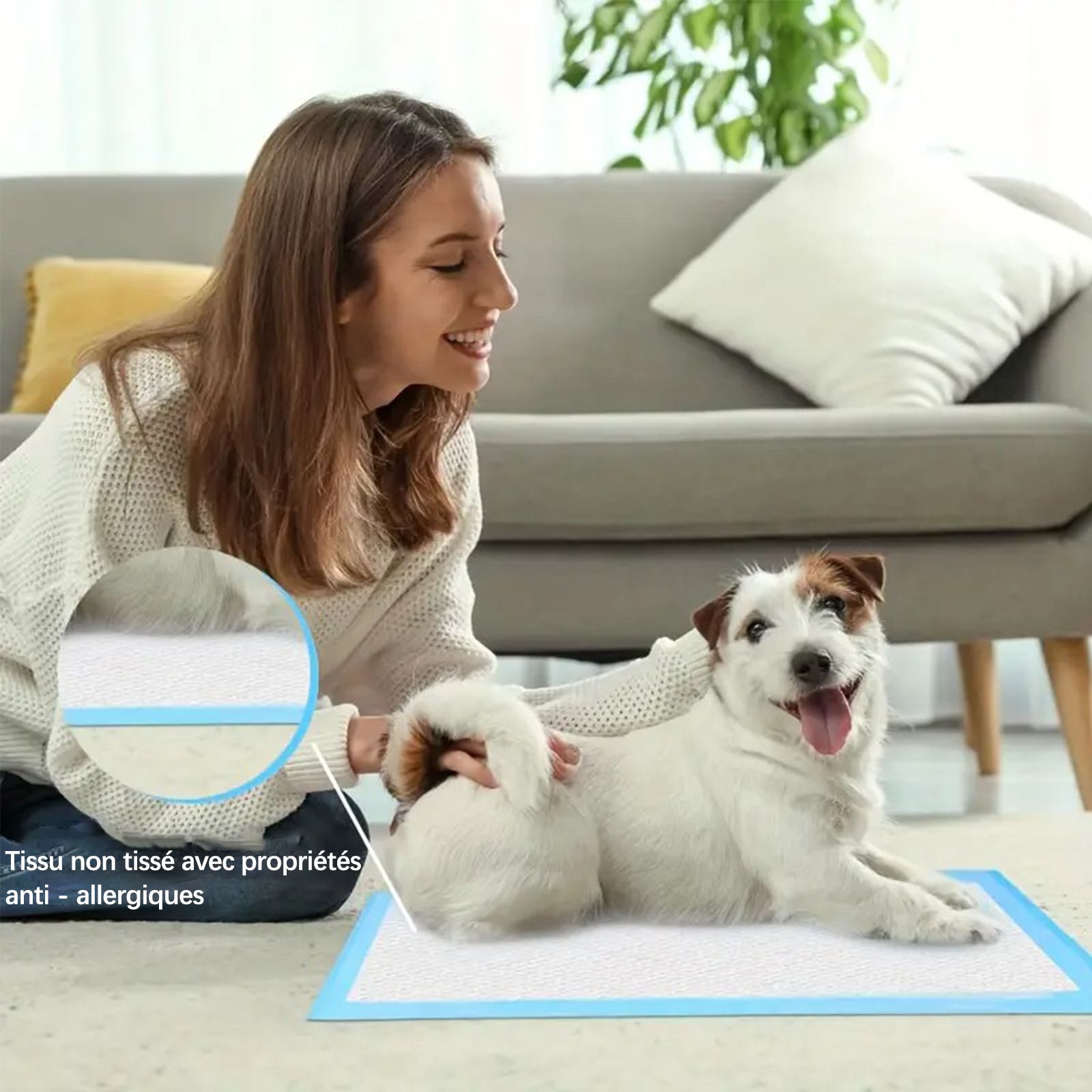 Tapis Éducateurs - Non Spécifié - Lot De 30 - 60 X 90 Cm - 5 Couches - Ultra Absorbants