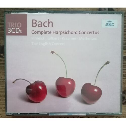 Pinnock Gilbert Kraemer Mortensen Cd Bach Complete Harpsichord Concertos Pour Clavecins Intégrale The English Concert