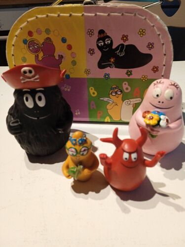 Valise Valisette Barbapapa Avec 4 Figurines