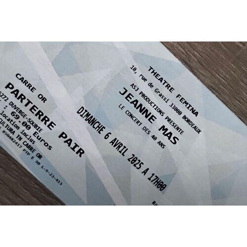 Jeanne Mas En Concert 