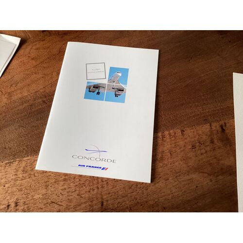 Brochure Sur Un Vol À Mach 2 Concorde Air France
